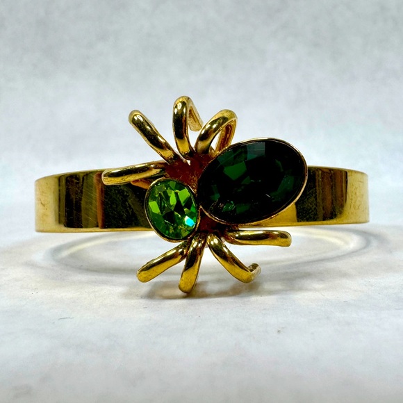 kate spade Jewelry - KATE SPADE Rhinestone Spider Bangle Bracelet